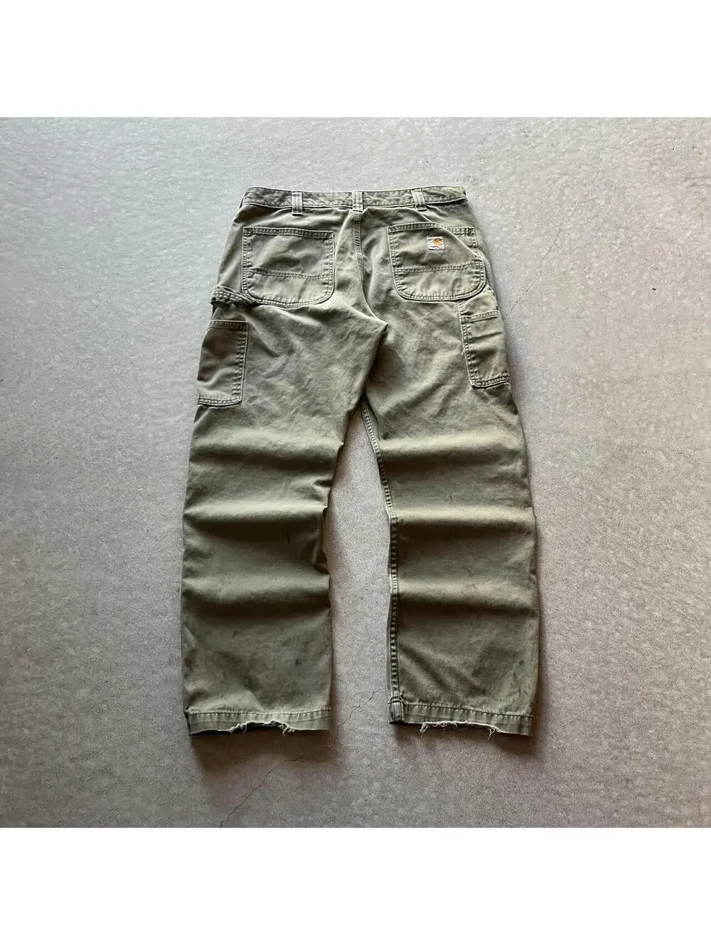 Vintage Y2K Green Carhartt Carpenter Pants